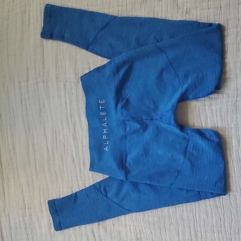 Alphalete OG Revival Blue High Rise Compression  Size Small